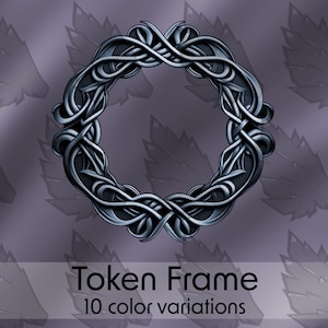 Elevate Your D&D and Pathfinder Adventures with Exquisite Custom Token Frames for TTRPGs - Enhance Your Gaming Experience!