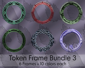 Bundel tokenlijst met niet-storen: 6 fantasieranden, 10 kleuren (digitale download)