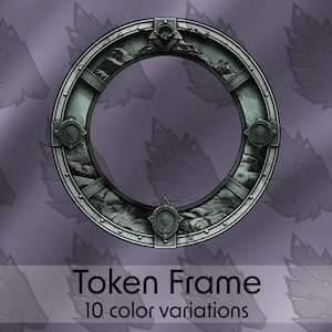 Elevate Your D&D and Pathfinder Adventures with Exquisite Custom Token Frames for TTRPGs - Enhance Your Gaming Experience!