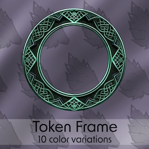 Elevate Your D&D and Pathfinder Adventures with Exquisite Custom Token Frames for TTRPGs - Enhance Your Gaming Experience!