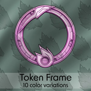 Elevate Your D&D and Pathfinder Adventures with Exquisite Custom Token Frames for TTRPGs - Enhance Your Gaming Experience!