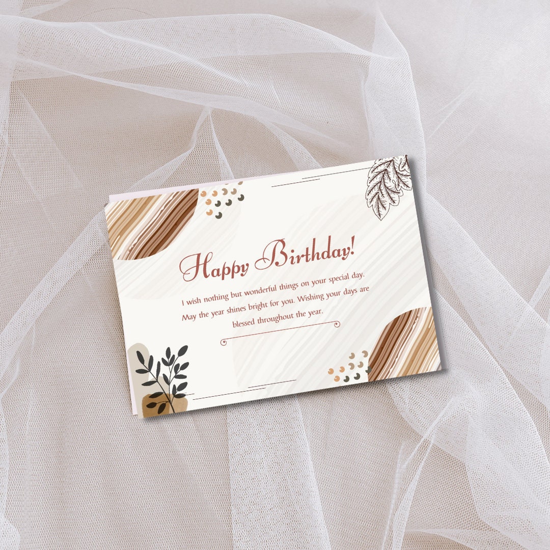 Editable Birthday Invitation Cards, Editable Birthday Card, Editable