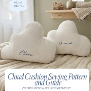 Cloud Cushion Sewing Pattern | Beginner Friendly Nursery Decor (PDF Download)