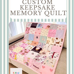 Custom Memory Quilt | Personalized Patchwork Keepsake Blanket