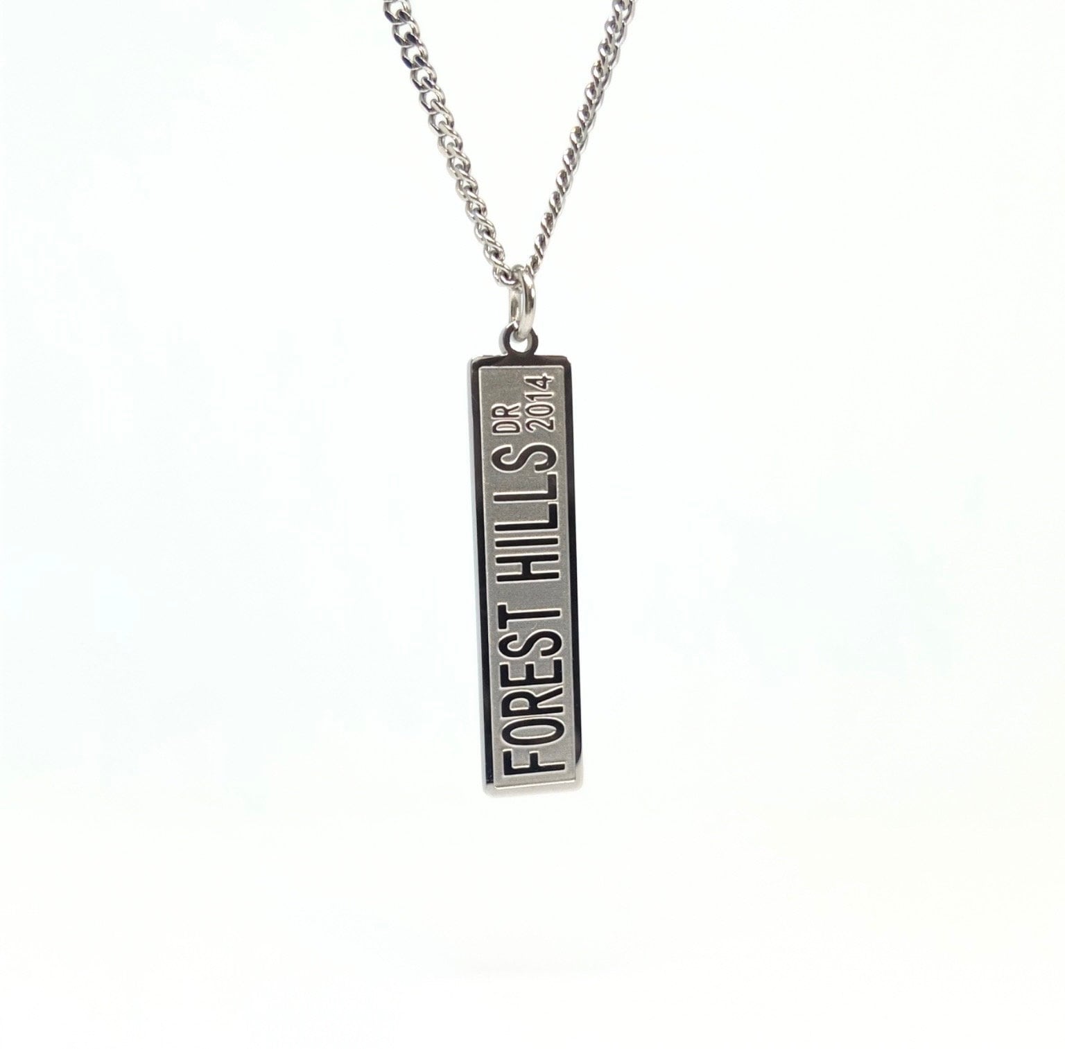 2014 Forest Hills Drive Necklace Hip Hop Pendant Rapper Chain Rap