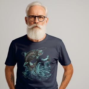 Fishing T-Shirts, Catch of the Day, Gift for Dad, Father's Day, Fisherman Apparel, Angler Clothing, Fish Lover Tees, Unique Design