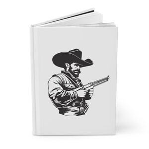 Old West Cowboy Hardcover Journal