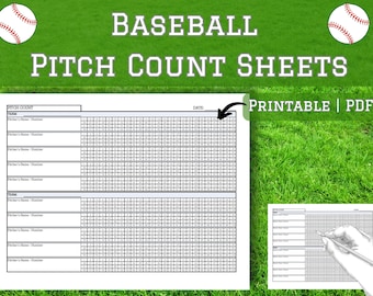 Feuilles de comptage des terrains de baseball