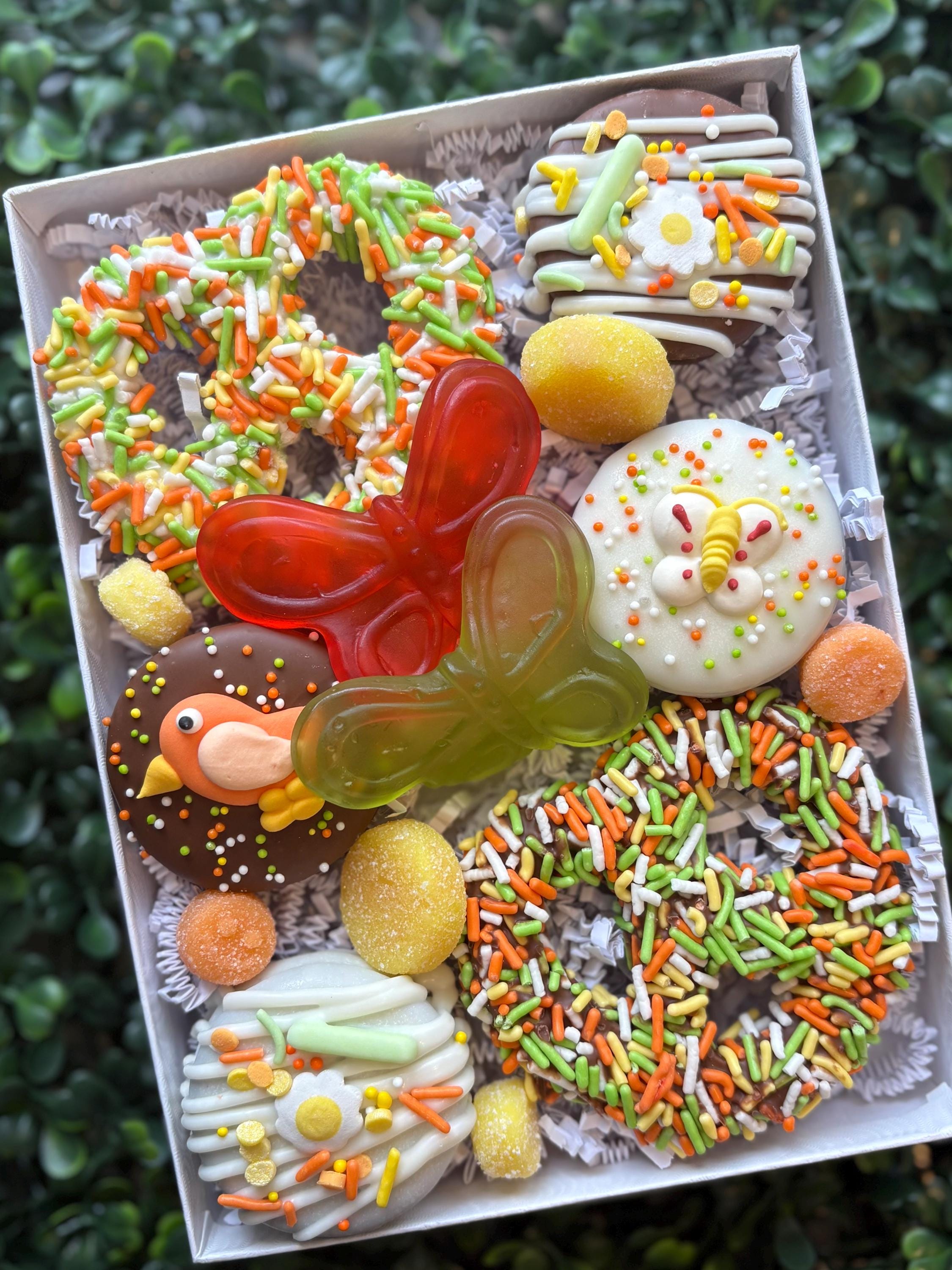 Spring Day Snack Box Spring Gift Box – Bright & Cheerful Chocolate-covered Treats With ...