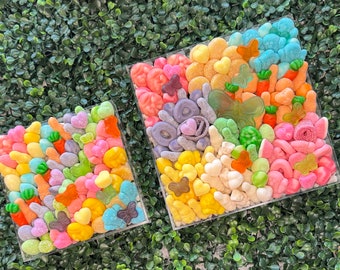 Personalized Easter Gummy Candy Board – Rainbow Gummy Bears