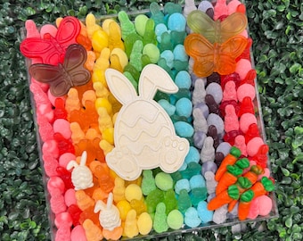 Easter Gummy Candy Board with Chocolate Treat – Oh Happy Day Confections
