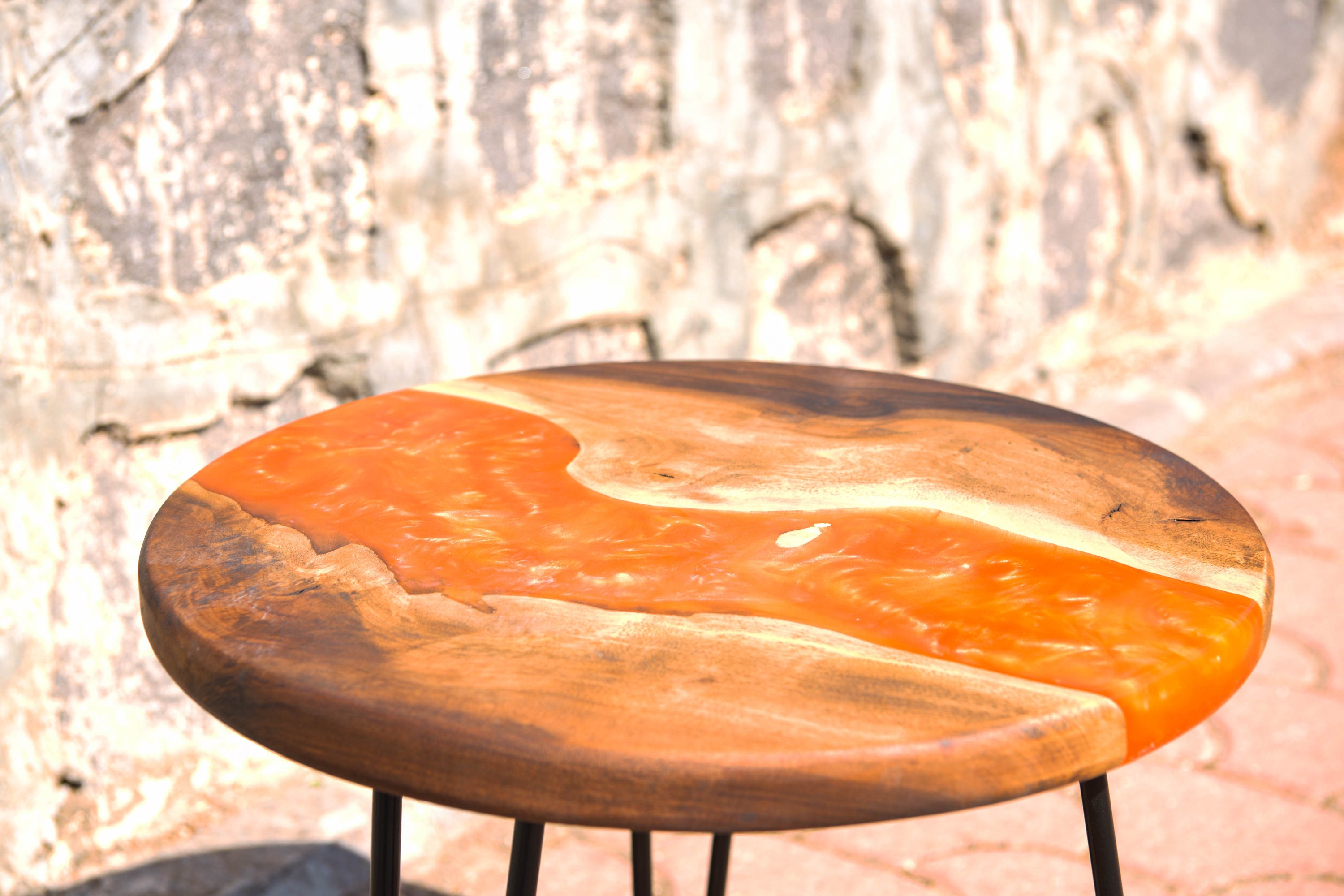 Epoxy Resin Table Unique Coffee Table Walnut Table Epoxy Etsy UK