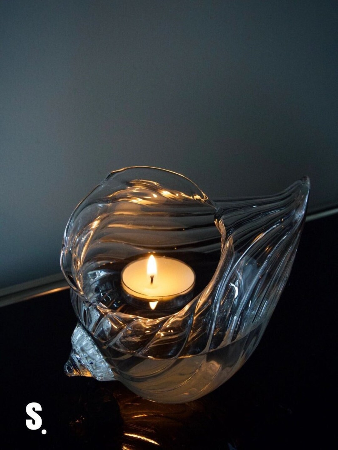 Sea Shell Candle Holder Sea Snail Glass Shell Pen Holder Hand Blown