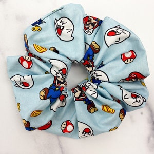 Red Italian Plumber XL Scrunchie