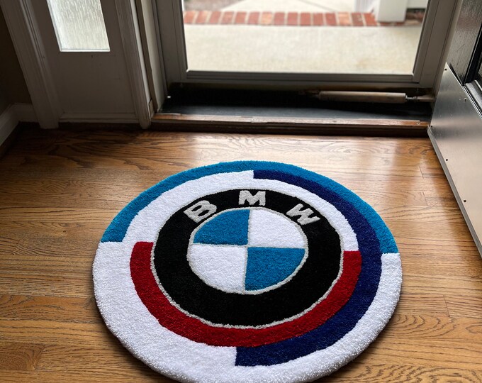 BMW 50th Anniversary handmade rug