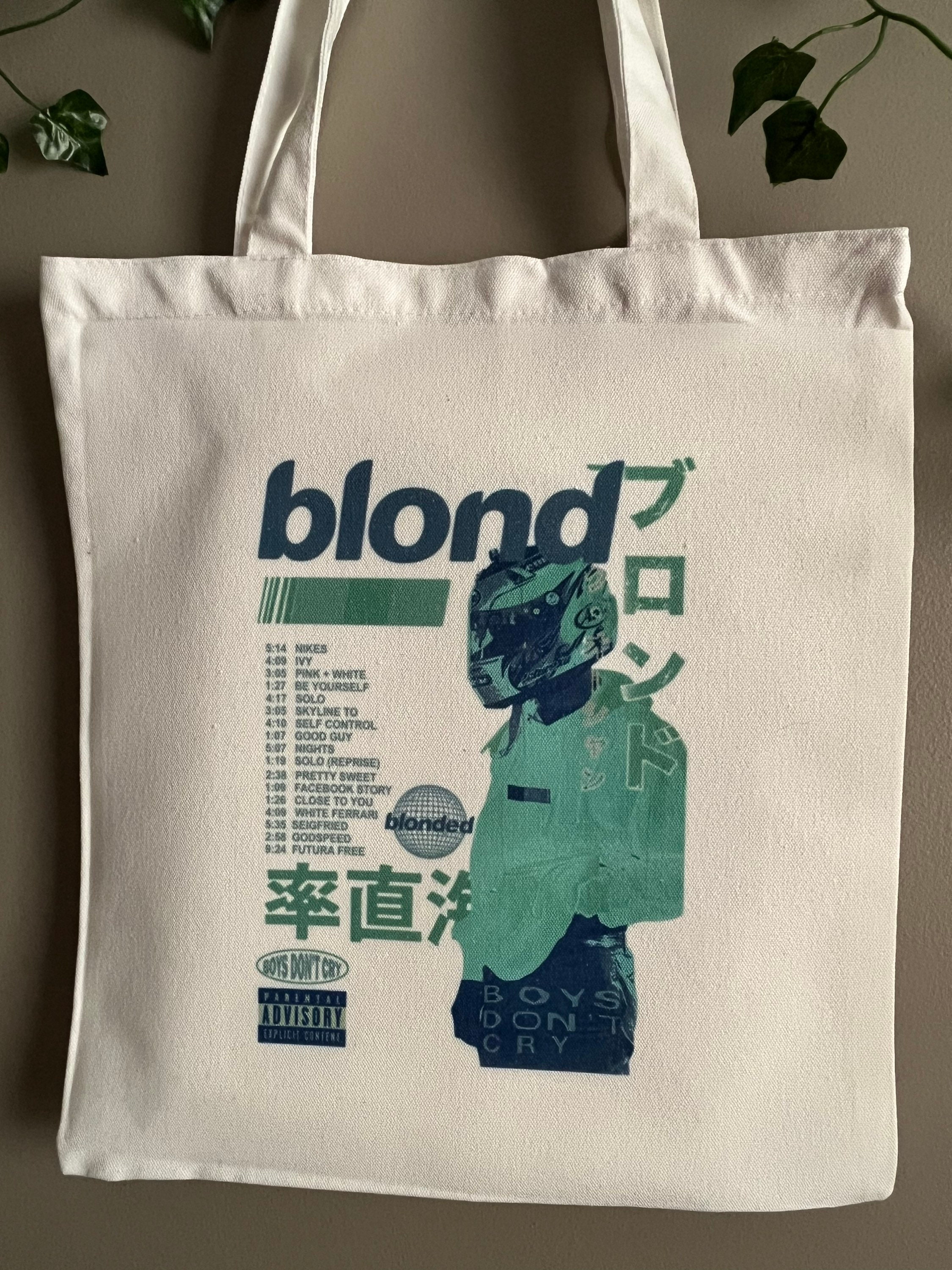 Frank Ocean Blond blonde Minimalist Tote Bag Aesthetic -  Sweden