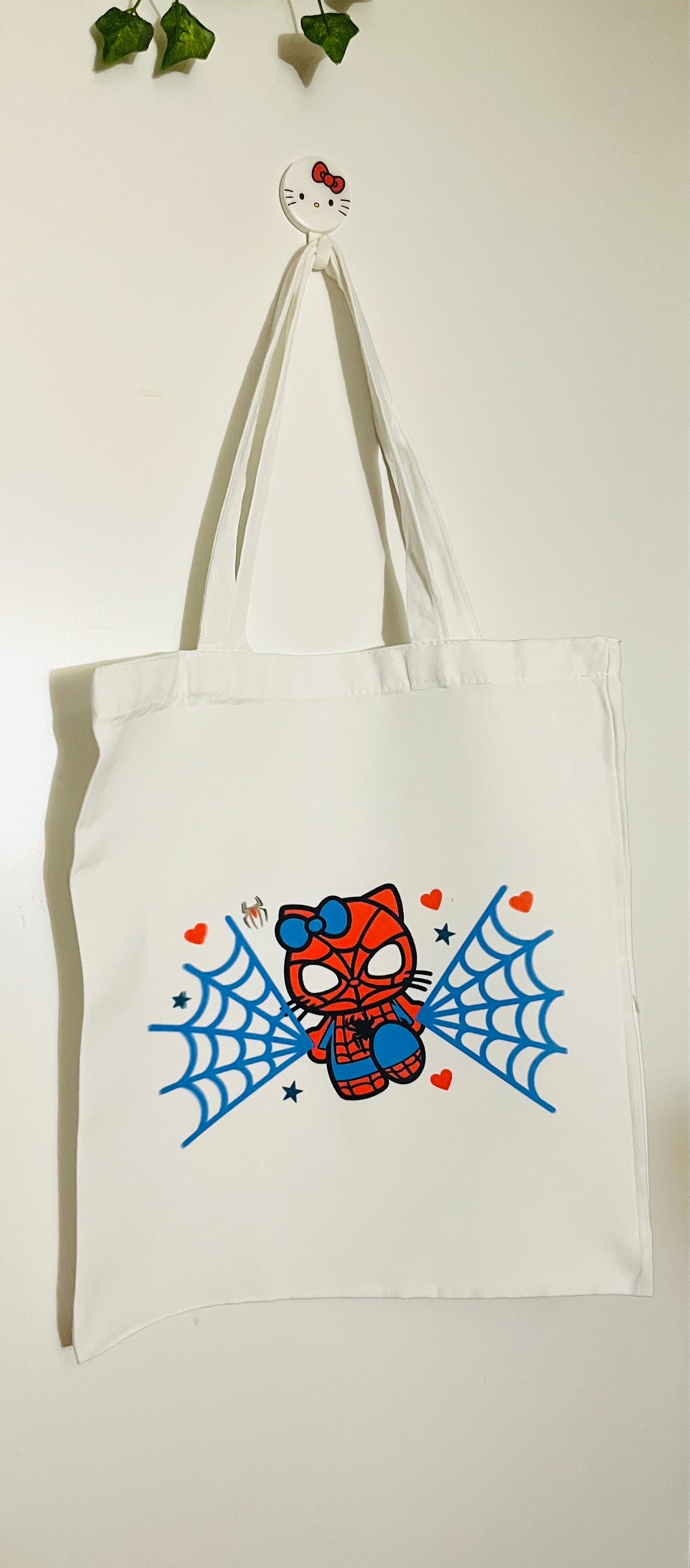 Spider-Man Tote Bag, Personalized Canvas Bag