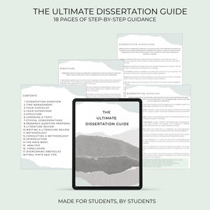 The Ultimate Dissertation Guide