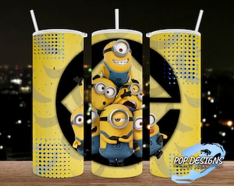 ミニオンズ タンブラー デザイン、20 オンス & 30 オンス タンブラー