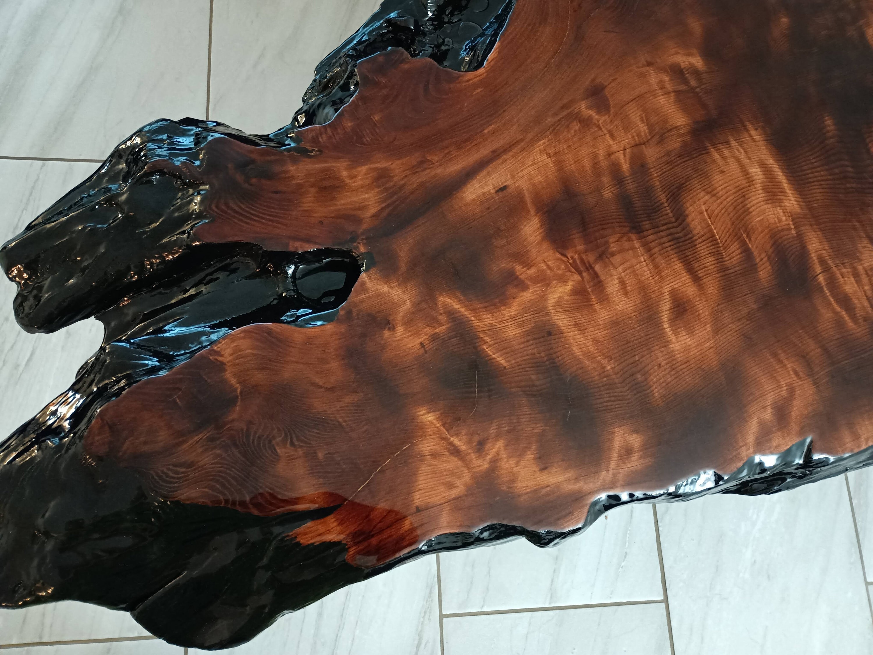 Vintage Redwood Burl Coffee Table Etsy