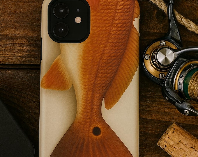 Redfish Phone Case | Fishing iPhone & Samsung Cover | Gift for Fishermen