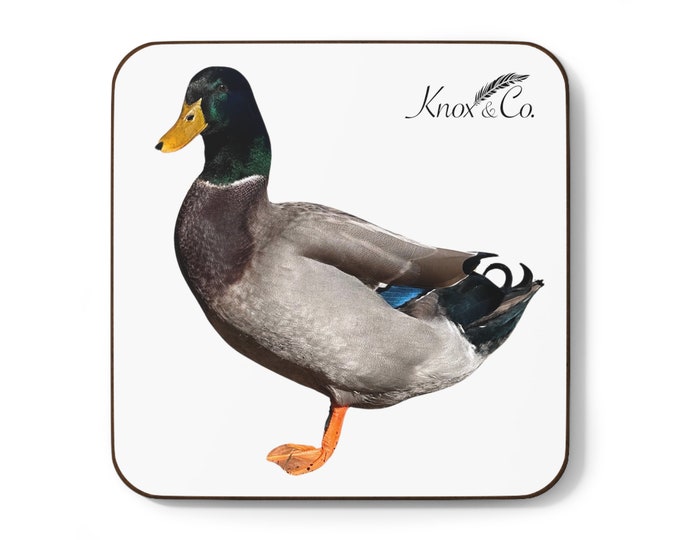 Mallard Duck Hardboard Back Coaster