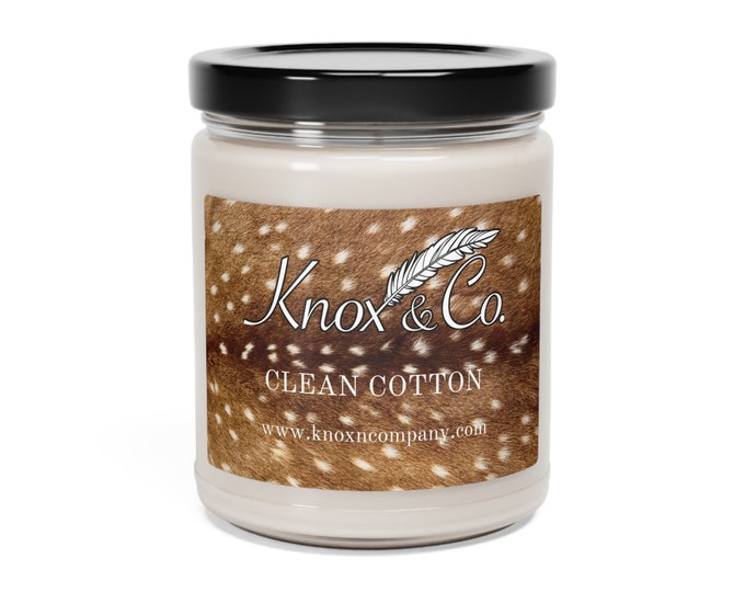 Clean Cotton Scented Soy Candle
