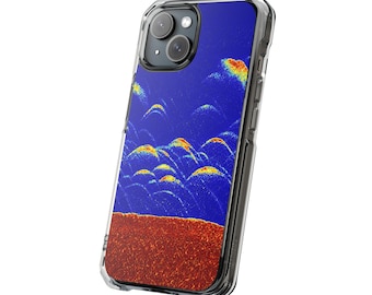 Depth Finder iPhone Case – MagSafe Compatible Sonar Screen Cover for Anglers