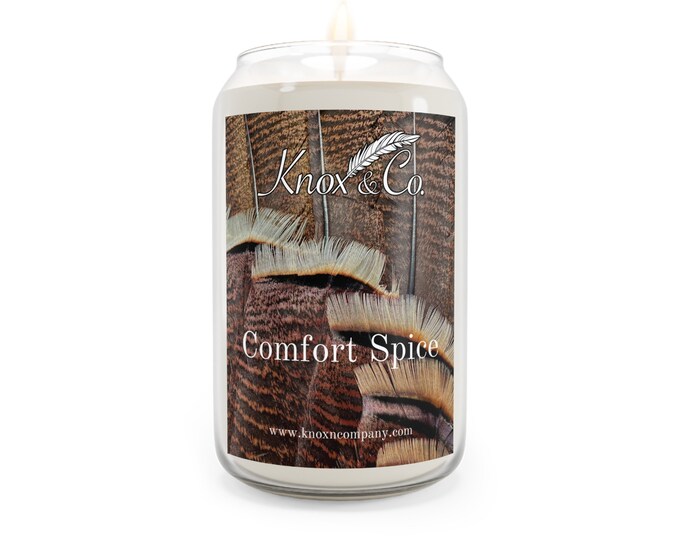 Comfort Spice Scented Candle with Turkey Design, 13.75oz