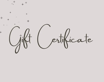 Certificado de regalo para Lola & Lou Baby Boutique