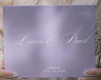 Libro de firmas de boda personalizado, libro de firmas de boda, libro de firmas de boda, álbum de bodas de tapa dura