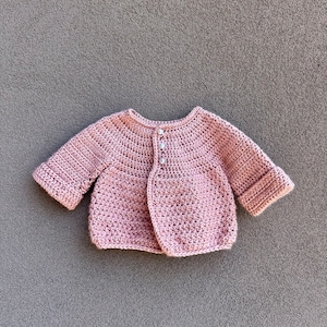 Handmade Crocheted Baby Cardigan