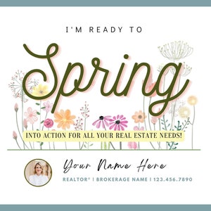 Makler Frühling Pop By Tag - Bearbeitbare Vorlage - Digitaler April Marketing Mailer - Frühling Makler - Frühling Pop by Tag Labels