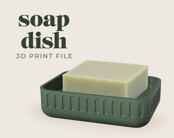 Soap Dish 3D Print STL File