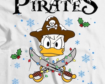 Donald or Daisy Duck Pirate DTF Design Transfer