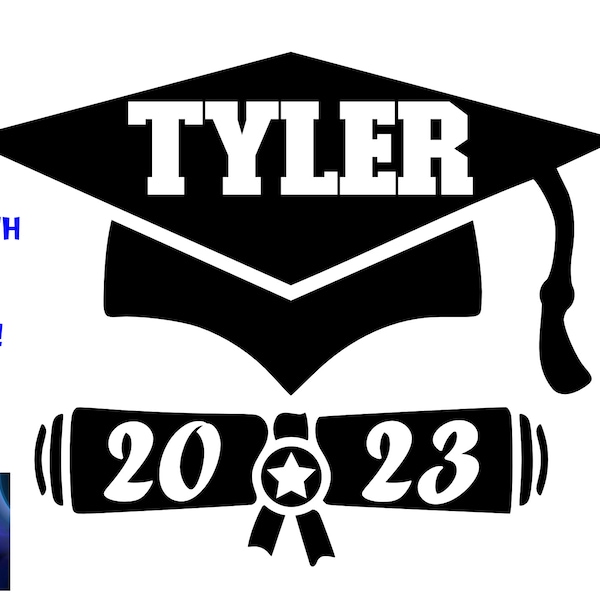 Graduation Vinyl Decal Shirts Etsy