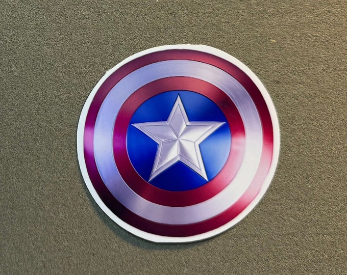 Captain marvel sticker Etsy