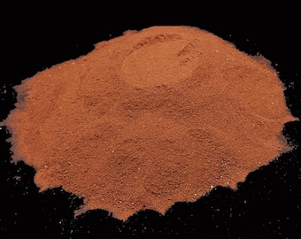 Polvo de ladrillo rojo: tierra natural para manualidades y pintura