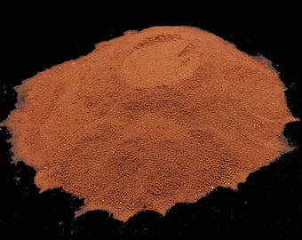 Polvo de ladrillo rojo: tierra natural para manualidades y carpintería