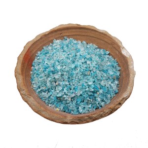 Neon Blue Apatite Raw Stone: Natural Healing Crystal for Art & Craft