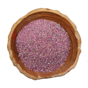 AAA+ Quality Pink Ruby Raw Stone Powder, Pink Ruby Raw Chips, Healing Crystal Crushed Powder Clean for Woodworking, Raw Thick Powder