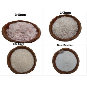 Natural Rose Quartz ,Rose Quartz Raw Crushed, Healing Crystal Powder, Great for Painting, Clay Making Woodworking Art Craft Raw Thick Powder