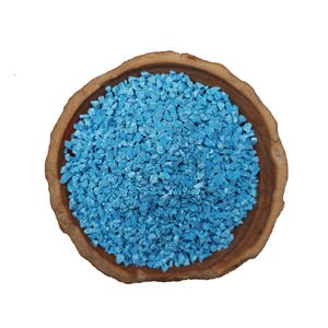 Raw Turquoise Powder: Blue Crushed Stone, Healing Crystal
