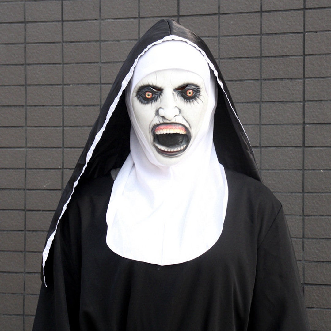 Demon Nun Mask Valak the Nun Latex Masknun Costume Etsy