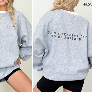 Retirement Sweatshirt, Retired 2025, Funny Sweatshirt, Retirement Party Sweatshirt, Officially Retired, Retirement Custom Gift For Him Her