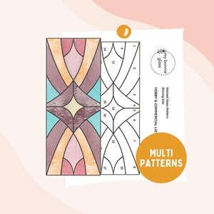 Shining Star Stained Glass Pattern Pack