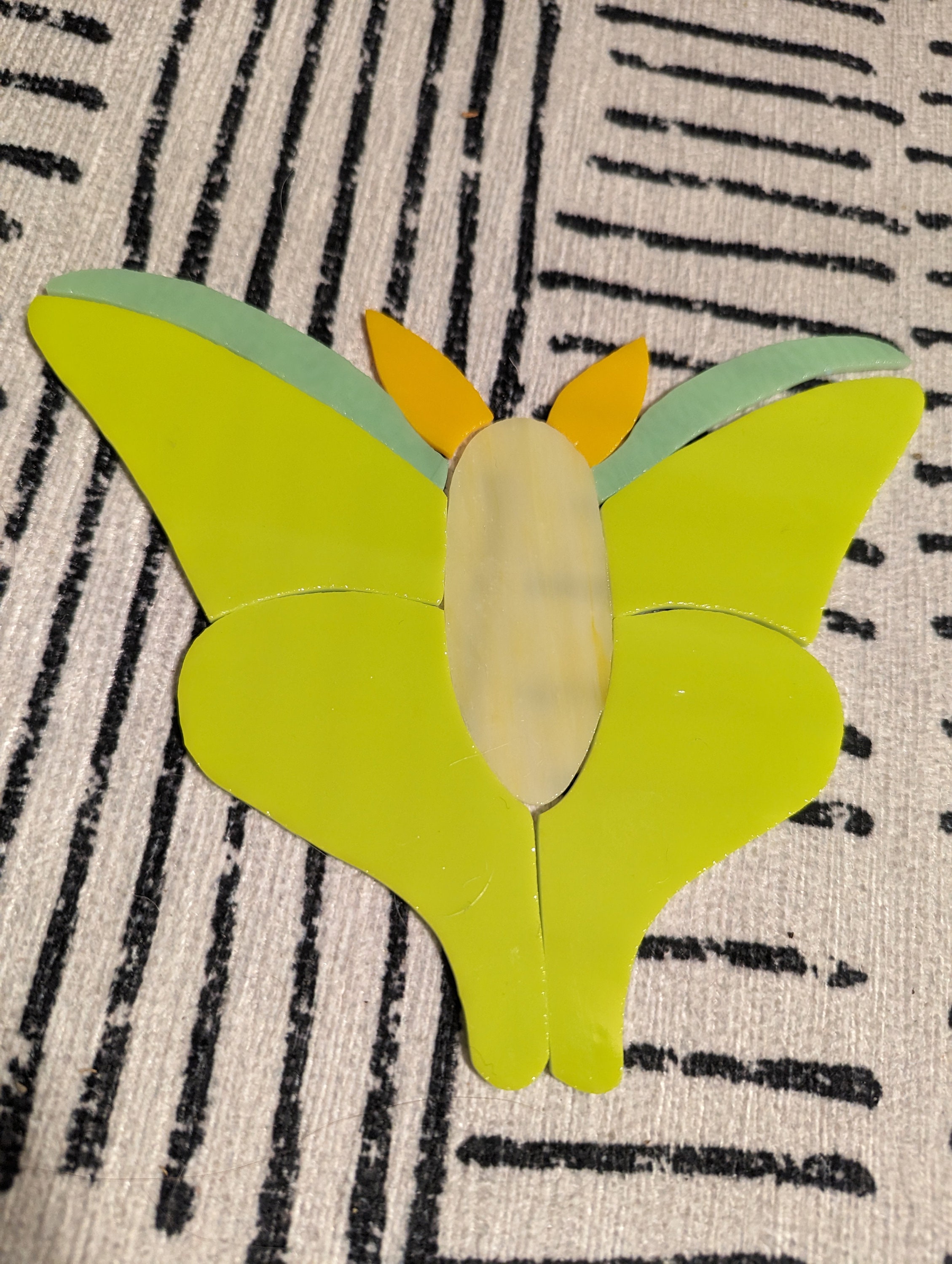 Luna & Rosy Maple Moth Pack Stained Glass Pattern Pack - Etsy