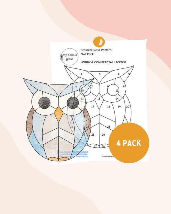 19+ Owl Stained Glass Pattern