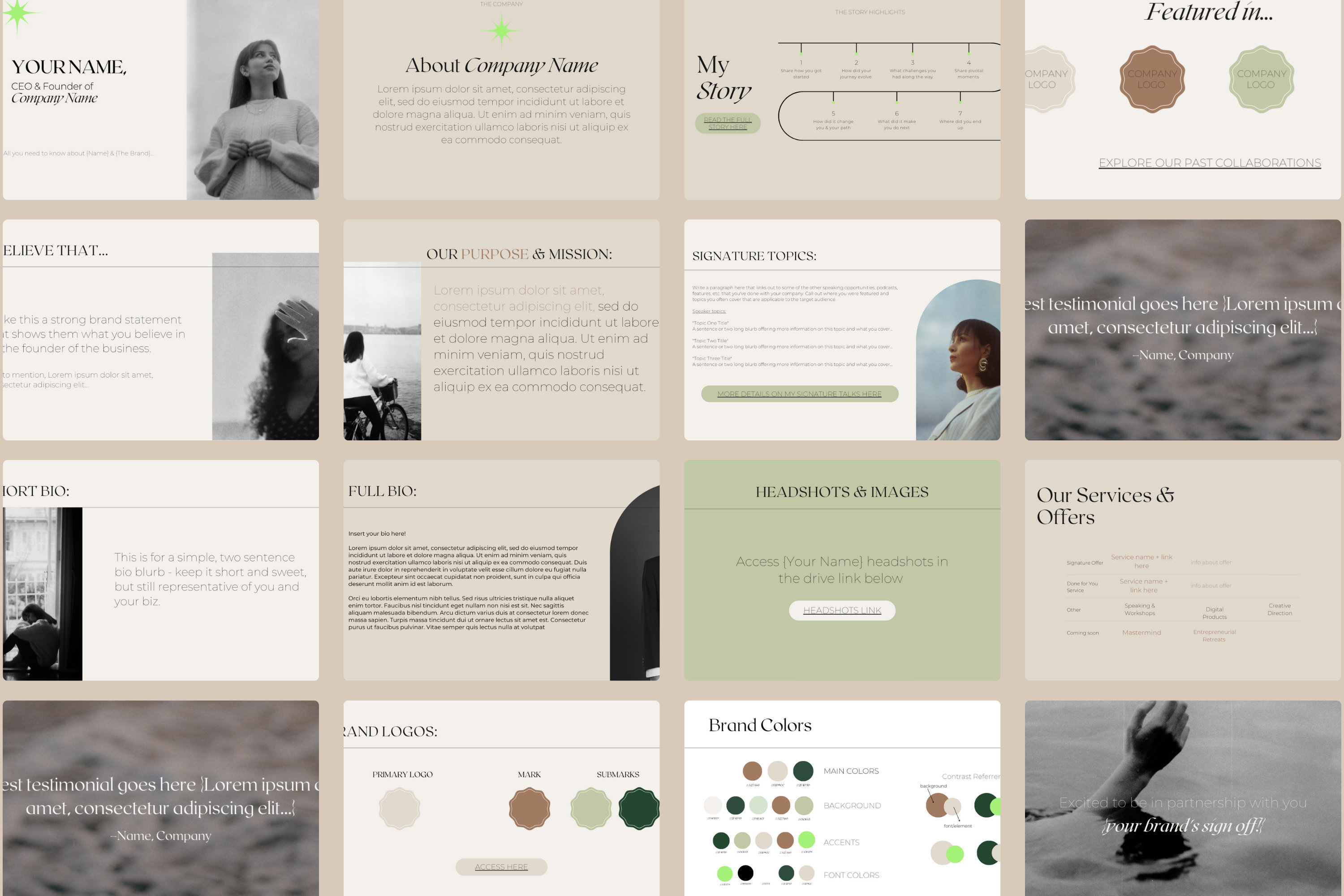 Speaker Pitch Deck Speaker Media Kit Press Kit Pitch Yourself for ...