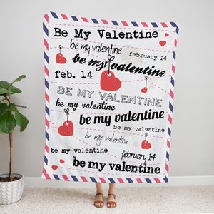 Photo Blanket, Valentine&#39;s Day Gift,  Gift for Her, Personalized Gift, Gift for Valentine